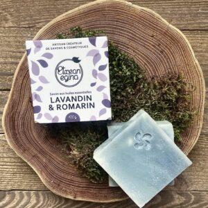 savon artisanal surgras 8% à froid lavandin romarin fait artisanalement au pays basque etxean egina st etienne de baigorry