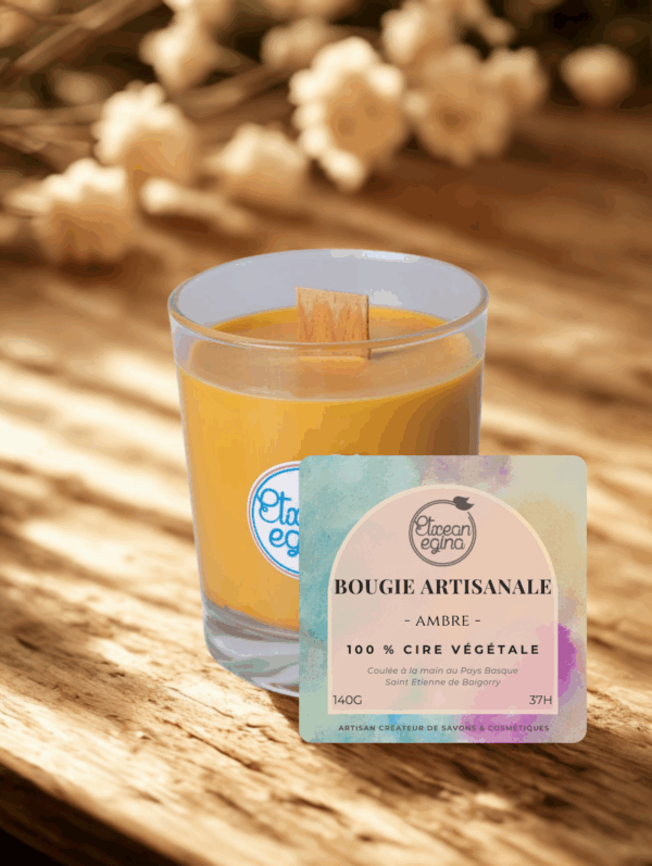 Bougie Ambre | 100% végétale