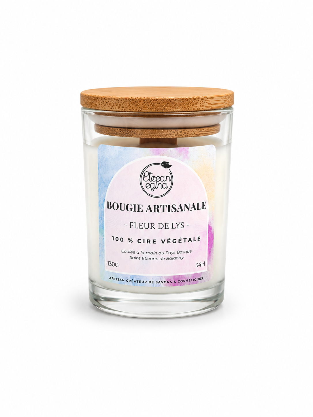 Bougie Fleur de Lys | 100% végétale
