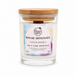 Bougie Gâteau Basque | 100% végétale